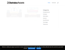 Tablet Screenshot of electronicareciente.com